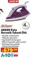 ARZUM SERAMİK TABANLI ÜTÜ ARZUM SERAMİK TABANLI ÜTÜ